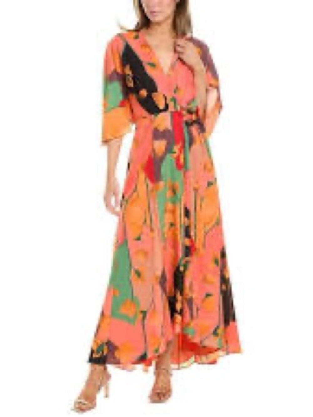 HUTCH Lyna Maxi Dress Women's Size XLP Multicolor